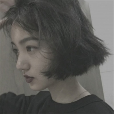 黑白头像女生冷酷霸气