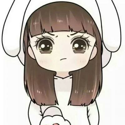 喵小兔情侣头像一对图片 喵小兔系列无水印