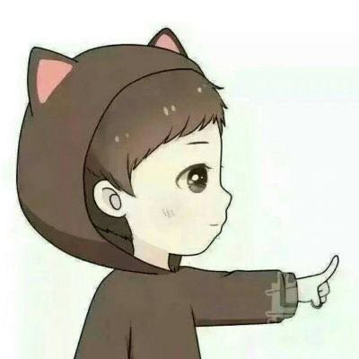 喵小兔情侣头像一对图片 喵小兔系列无水印