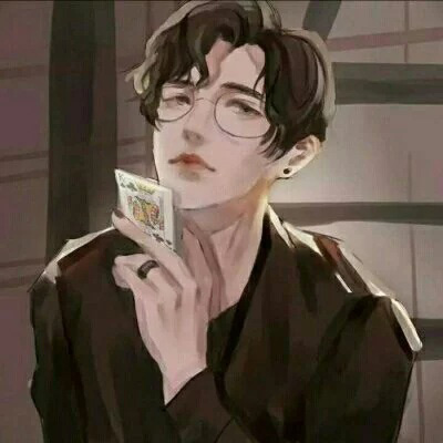 卡通头像男生冷酷帅气 孤独高清漫画头像男生霸气