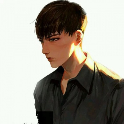 卡通头像男生冷酷帅气 孤独高清漫画头像男生霸气