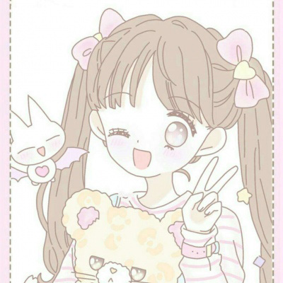 卡通闺蜜头像一人一张 三人分开闺蜜漫画头像
