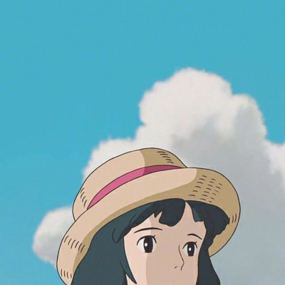 宫崎骏动漫系列头像 动漫少女图片清新梦幻