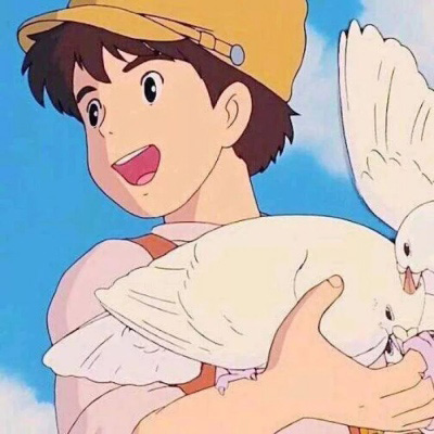 宫崎骏动漫系列头像 动漫少女图片清新梦幻