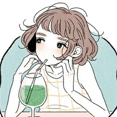 素描头像女生唯美 彩色素描可爱女生