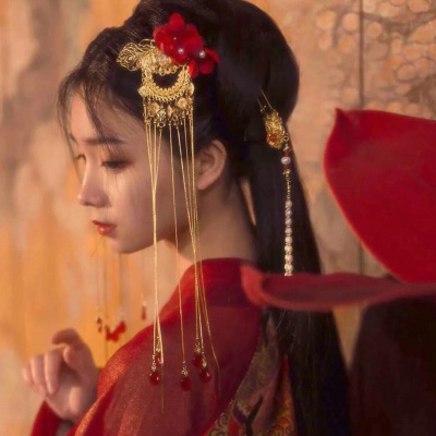 古风姐妹闺蜜头像图片 四人多人闺蜜古风淡雅头像