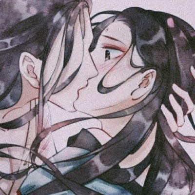 古风动漫情侣头像两人用 二次元高清古风情侣头像一人一张