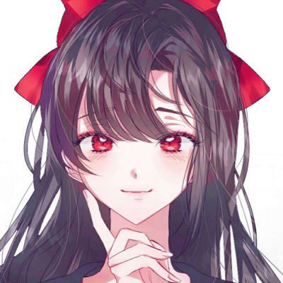 动漫头像女生唯美长发 高冷侧脸二次元高清头像