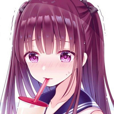 动漫头像女生唯美长发 高冷侧脸二次元高清头像