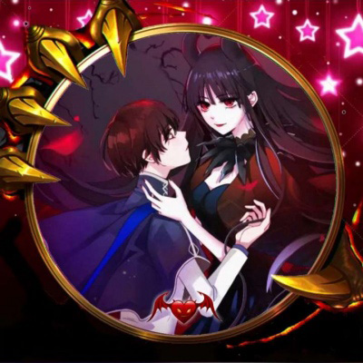 男生伤感动漫恶魔头像 黑暗中的梦幻天使图片