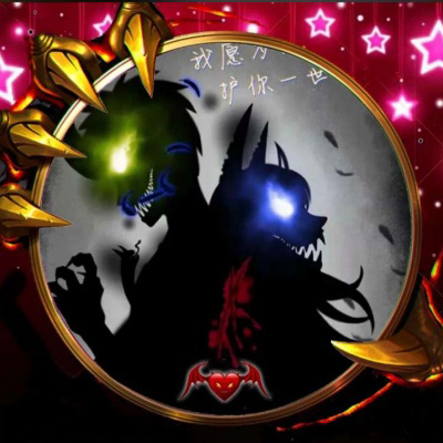 男生伤感动漫恶魔头像 黑暗中的梦幻天使图片