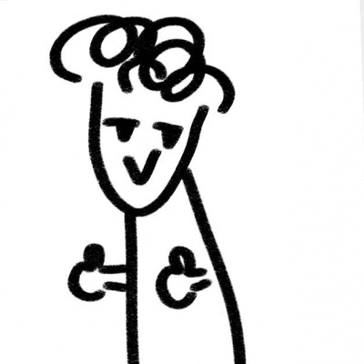 简笔画头像男 手绘侧面男生头像