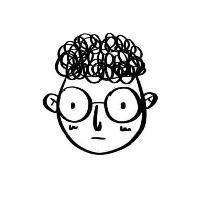 简笔画头像男 手绘侧面男生头像
