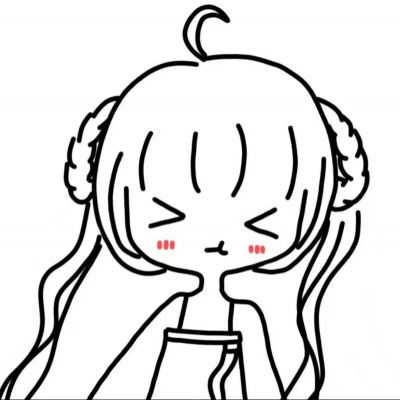 简笔画闺蜜头像一对两张 漂亮可爱简笔画小人图片大全