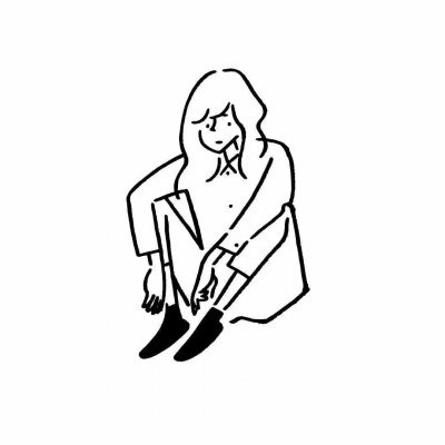 极简风格头像女生图片 黑白极简主义头像干净创意