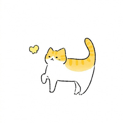 猫咪图片大全可爱头像 卡通猫和真猫萌萌的