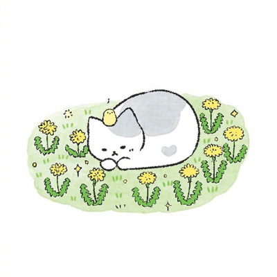 猫咪图片大全可爱头像 卡通猫和真猫萌萌的