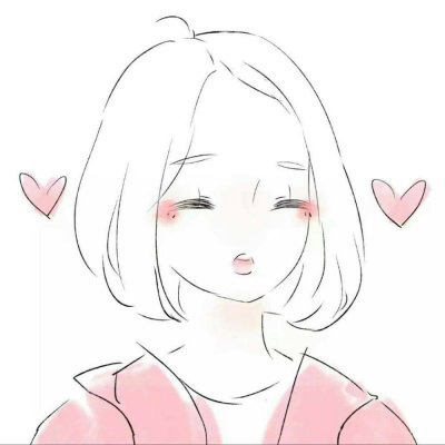 闺蜜头像卡通两张超萌 姐妹头像二次元可爱一左一右