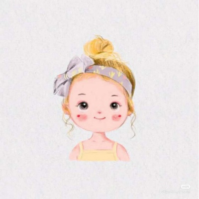 闺蜜头像卡通两张超萌 姐妹头像二次元可爱一左一右
