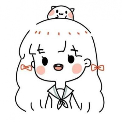 闺蜜头像卡通两张超萌 姐妹头像二次元可爱一左一右