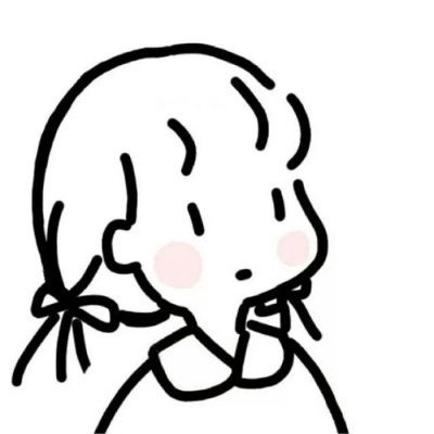 女生简笔画头像图片大全 可爱萌简笔画人物头像