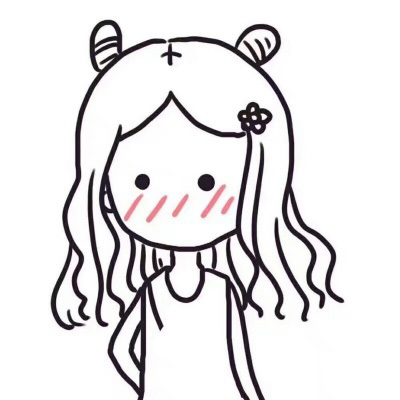 女生简笔画头像图片大全 可爱萌简笔画人物头像