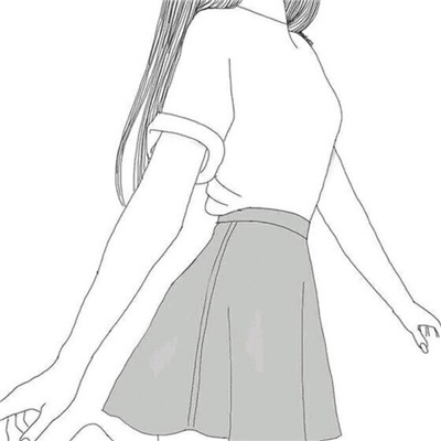 素描头像女 女人用什么微信头像好