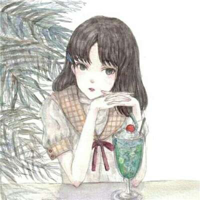 素描头像女 女人用什么微信头像好