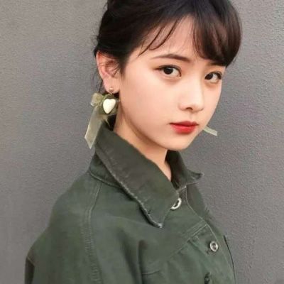 绿色头像潮女霸气 抖音上很火的绿色潮图