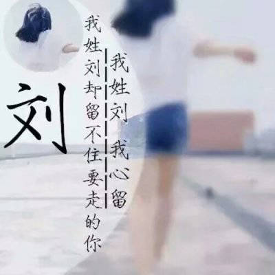 帅气姓氏刘字头像 微信头像最好看的刘字图片大全