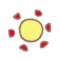 太阳头像大全高清图片 萌系小太阳卡通头像大全