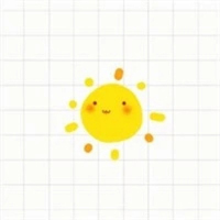 太阳头像大全高清图片 萌系小太阳卡通头像大全