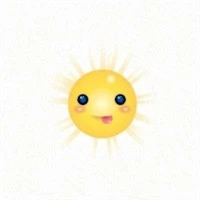 太阳头像大全高清图片 萌系小太阳卡通头像大全