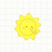 太阳头像大全高清图片 萌系小太阳卡通头像大全