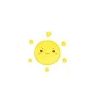 太阳头像大全高清图片 萌系小太阳卡通头像大全