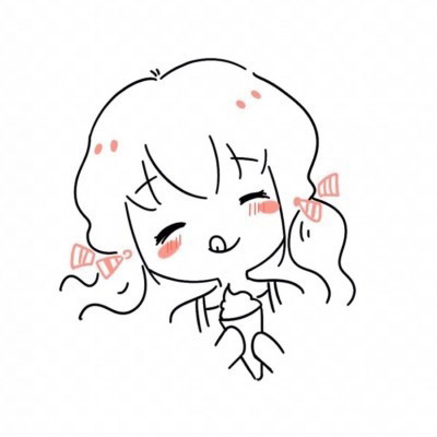 网红简笔画头像 抖音上q版小女孩简笔画超萌可爱