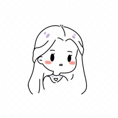 网红简笔画头像 抖音上q版小女孩简笔画超萌可爱
