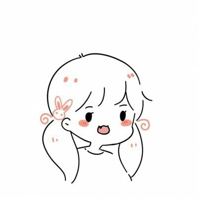 网红简笔画头像 抖音上q版小女孩简笔画超萌可爱
