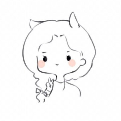 网红简笔画头像 抖音上q版小女孩简笔画超萌可爱