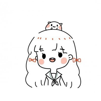 网红简笔画头像 抖音上q版小女孩简笔画超萌可爱