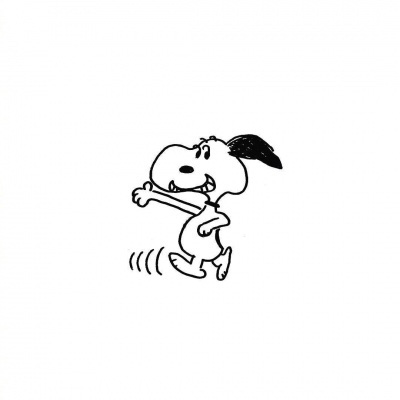 动物头像简笔画之史努比系列