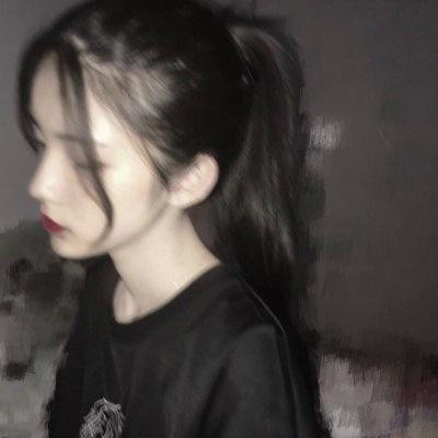 女生黑化头像 女生真人霸气超拽黑白图片