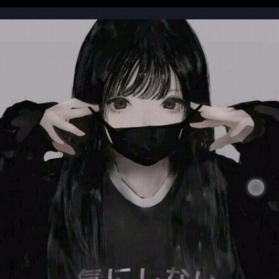 女生黑化头像 女生真人霸气超拽黑白图片