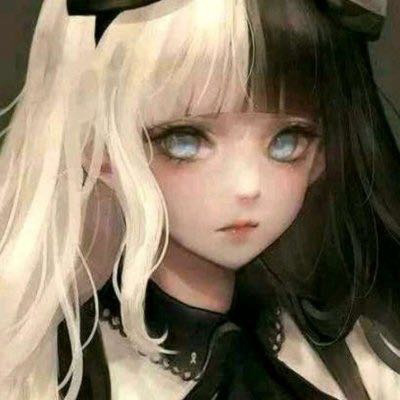 女生黑化头像 女生真人霸气超拽黑白图片