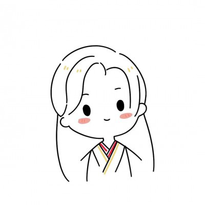 线条头像简约 情侣头像一男一女线条版