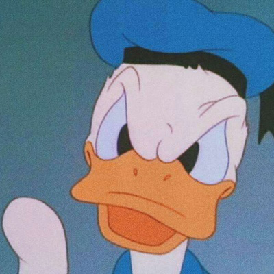 唐老鸭系列头像图片大全 可爱唐老鸭绿帽头像
