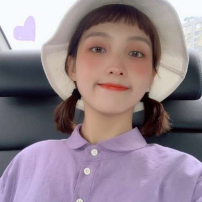 紫色头像女 好看的真人唯美女头像图片