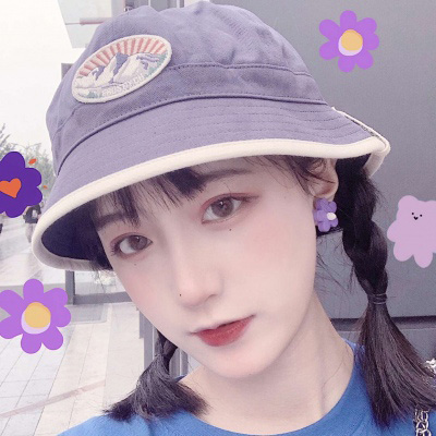 紫色头像女 好看的真人唯美女头像图片