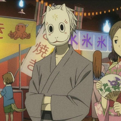 萤火之森情侣头像一男一女 高清萤火之森情头一左一右