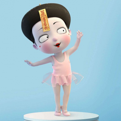 僵小鱼头像萌萌哒 二次元小僵尸头像图片